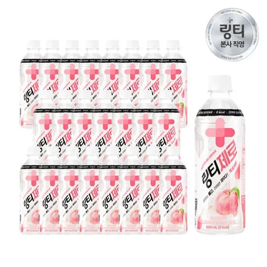 링티 제로 복숭아맛 500ml 24PET