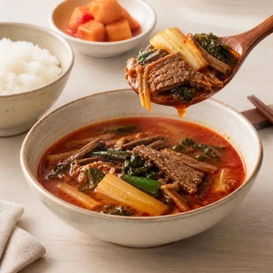 대파육개장 600g 3팩 국내산소고기와 대파사용 진하고 칼칼한 전통손맛