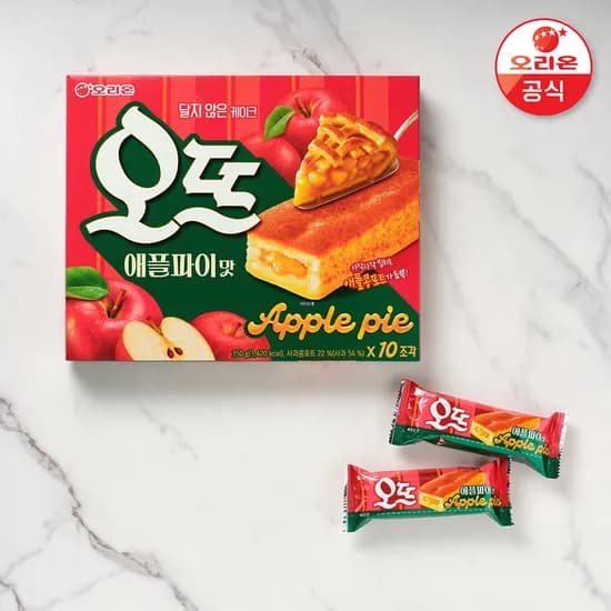 케익오뜨 애플파이맛 350g 3개