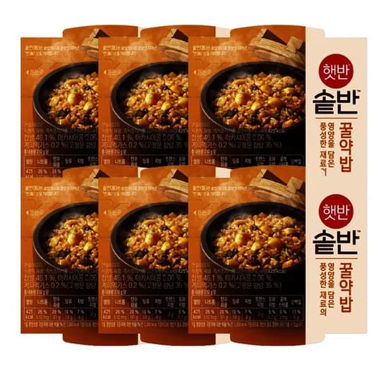 솥반 꿀약밥 210g x6입