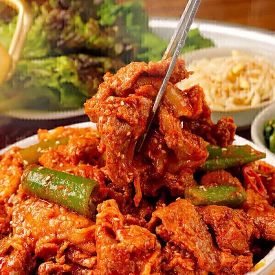 초량 기사식당 제육볶음 1kg 1kg 총 2kg 저온숙성 고추장 특제소스