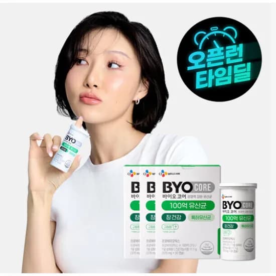 바이오코어 100억 유산균 30캡슐 3박스