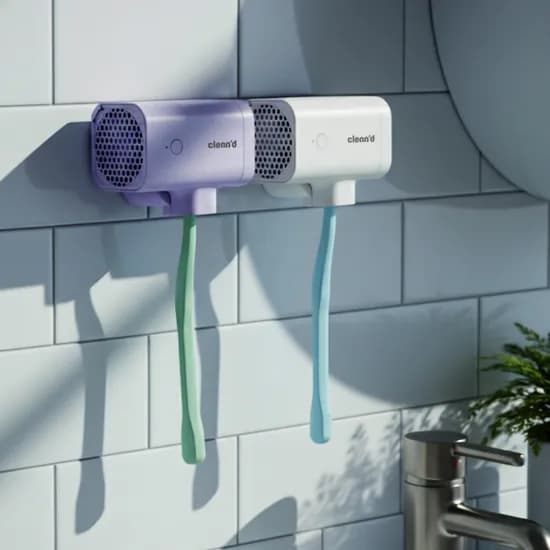 클린디 휴대용 무선 칫솔살균기 윈디 CL-403 1인용 욕실 UV-C LED 바람 건조기