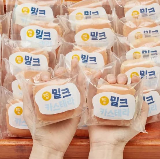 이선별 밀크카스테라 1kg 1박스