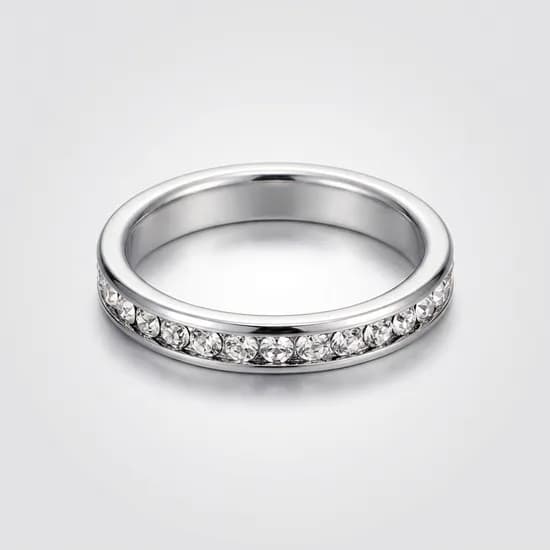 ELLE 스와로브스키 이터너티 반지 크리스탈 10호 1개
