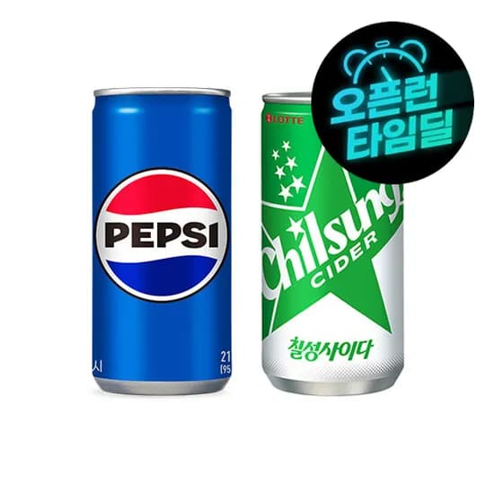 펩시콜라 210ml 30캔 외 칠성사이다