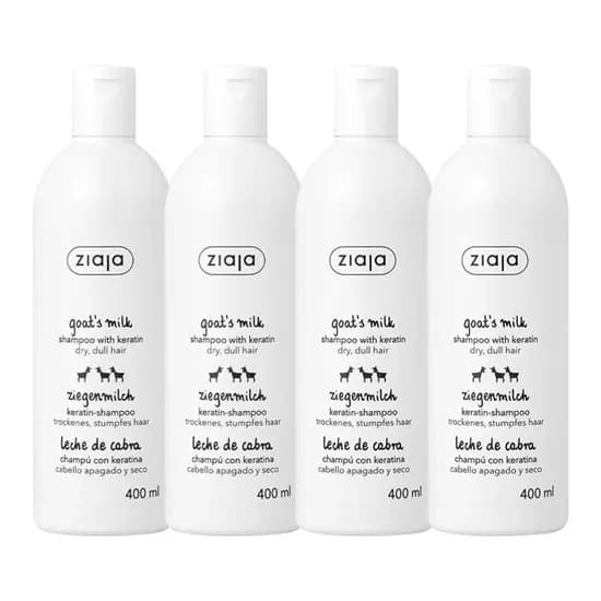지아자 산양유 헤어샴푸 400ml 4개