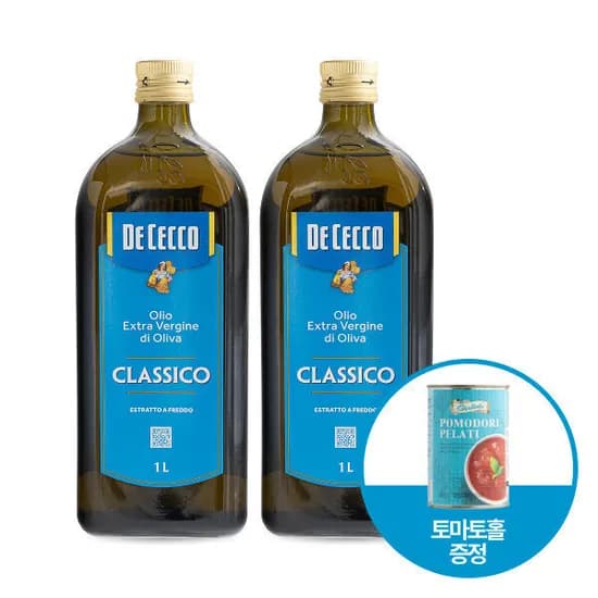 데체코 엑스트라버진 올리브 오일 1L 2병