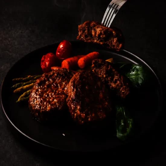 1kg 육즙가득 두툼 국내산 돈육 소고기 함박스테이크 너비아니 떡갈비 패티