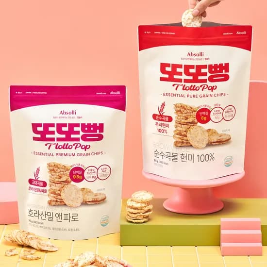 앱솔리 또또뻥 95g 현미 3개 호라산밀앤파로 3개 6개