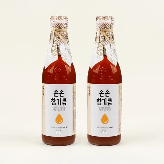 손손 참기름 350ml 2병