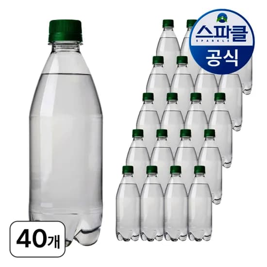 스파클 스파클링 탄산수 플레인 500ml 40병