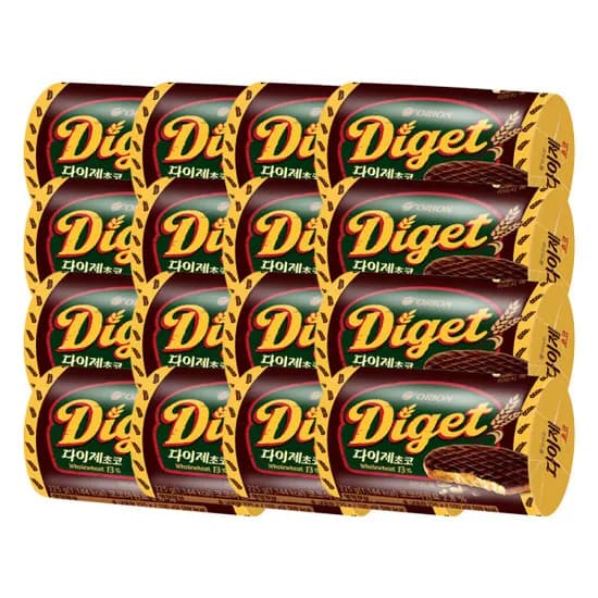 오리온 다이제 초코 225g x 16개