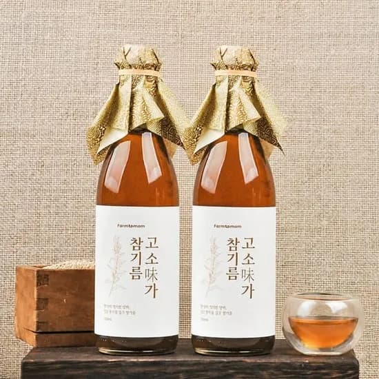 고소미가 저온압착 참기름 350ml 2개