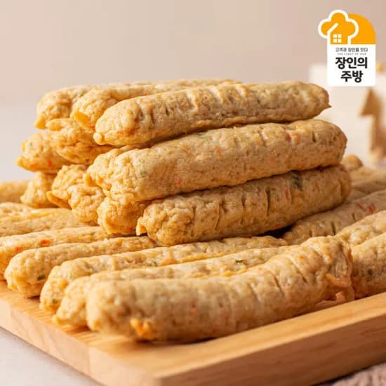 김삼두장인 NO밀가루 두부25% 연육살93.8% 쌀가루 두부야채 어묵바 5개입 150g 5팩 총 25개