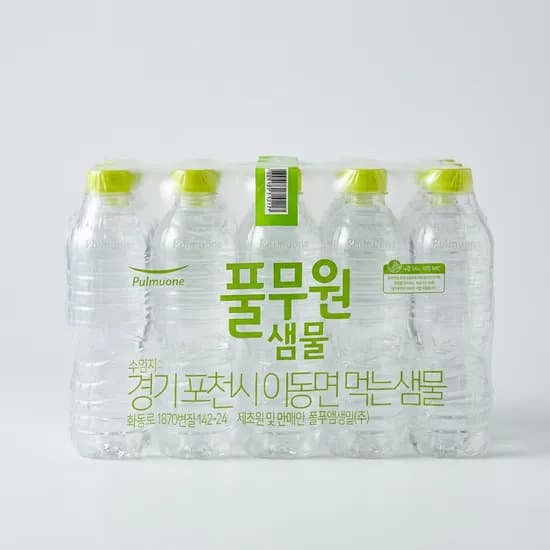 풀무원샘물 무라벨 500ml 60개