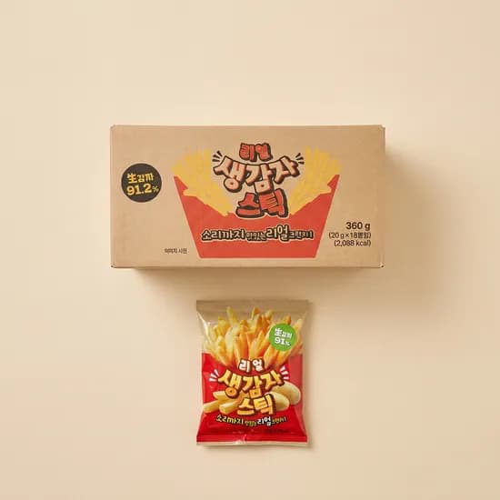오즈랜드 리얼 생감자스틱 20g 18봉