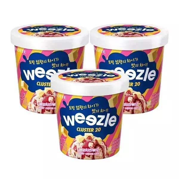 롯데웰푸드 위즐 베리치즈 3개