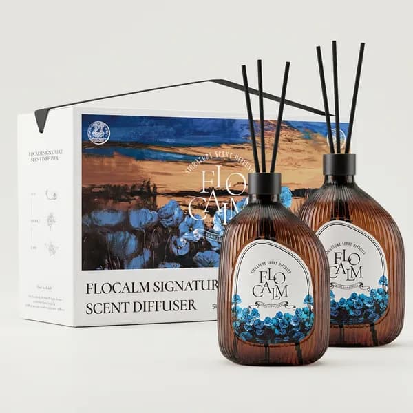 플로캄 실내 디퓨저 선물세트 고흐밤쉘 2개입 519ml 1세트 12,770원