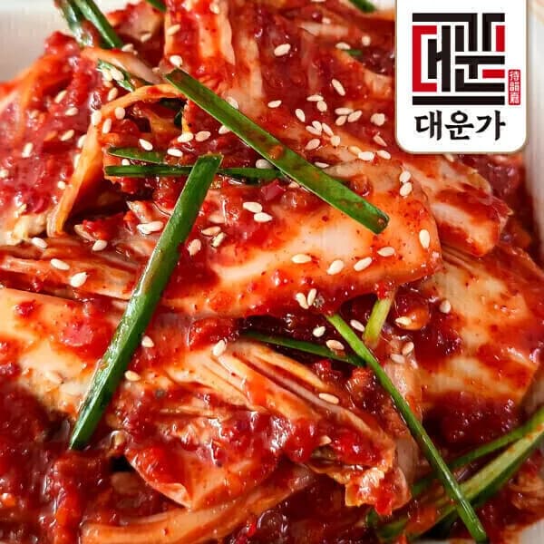 본가명인 국내산 배추 겉절이 김치 3kg
