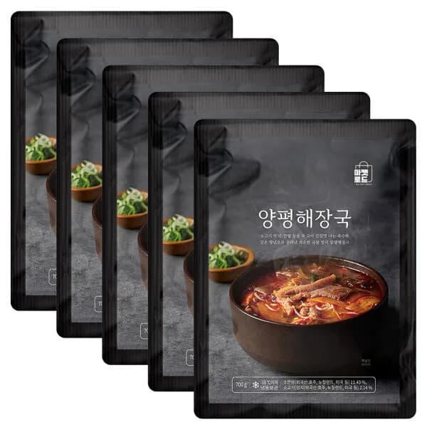 건더기가 넉넉한 양평해장국 700g 5팩