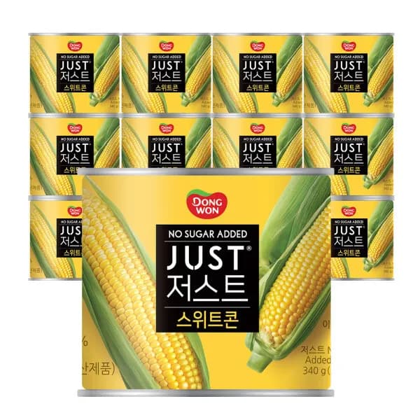 동원 저스트 노슈가 스위트콘 340g x12개 12,810원