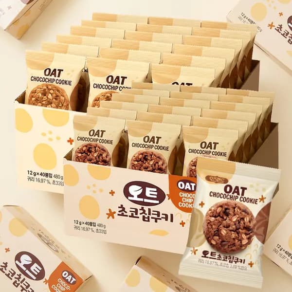 오즈랜드 오트 초코칩쿠키 480g 2개