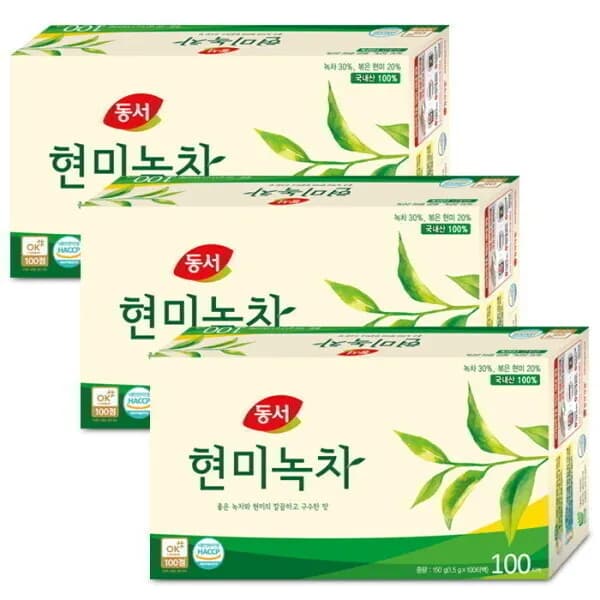동서 현미녹차 100T x 3개