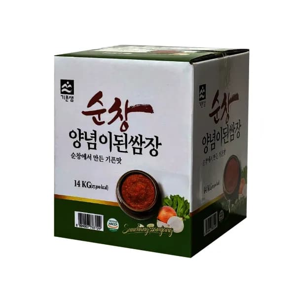 기픈샘 순창 양념이된 쌈장 14kg