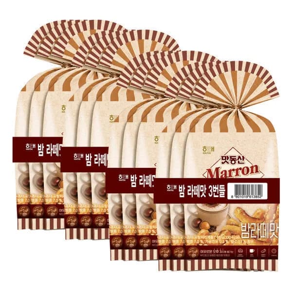 해태 맛동산 밤라떼맛 3번들 x 4개 12,170원