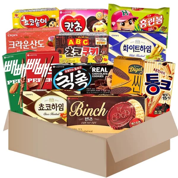 인기과자 13개 세트, 1박스