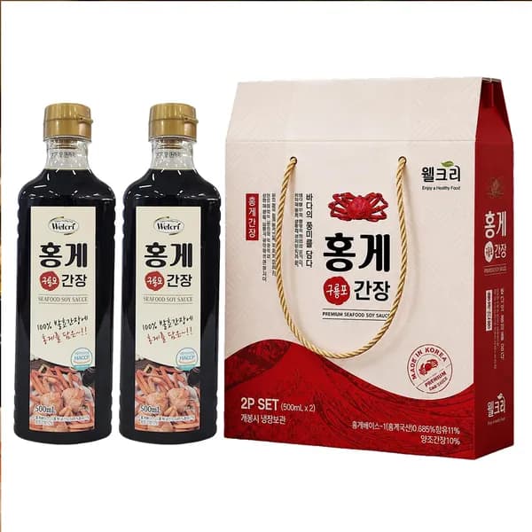구룡포 홍게간장 500ml 2병