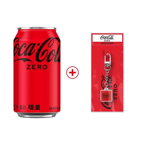 코카콜라 제로 350ml캔 24개입 + 코크제로 키캡키링 증정