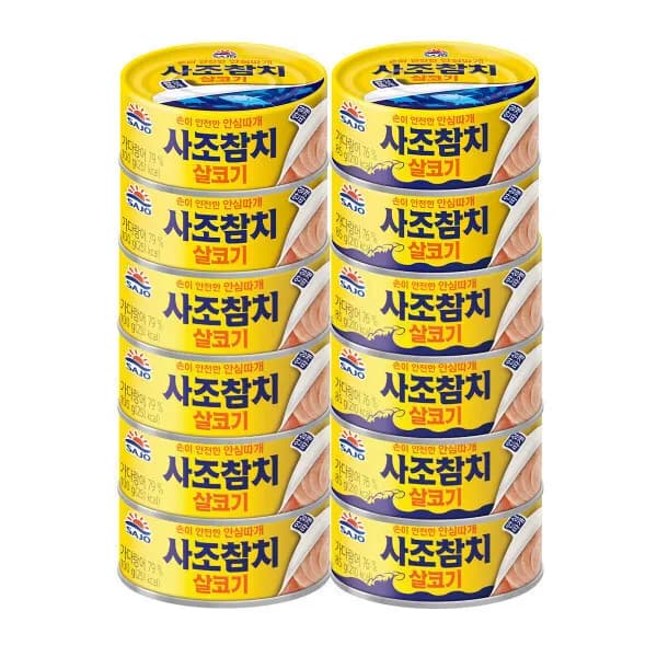 사조 살코기참치 12입(100g×6+85g×6)