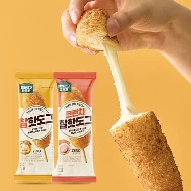 올바르고반듯한 핫도그 30봉(찰핫도그 15봉+크런치 찰핫도그 15봉)