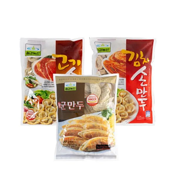 칠갑농산 대용량 만두 1.3kg 1+1 고기 김치 손만두 군만두