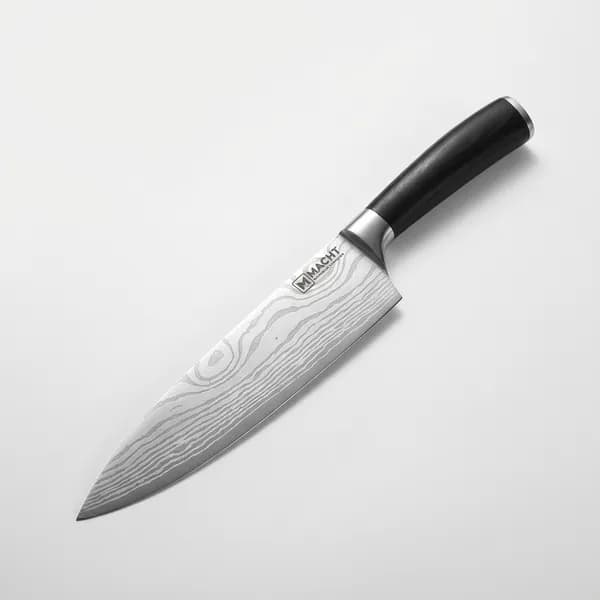마흐트 다마스커스 디자인 쉐프나이프 선물용 33.5x4.5cm 1개