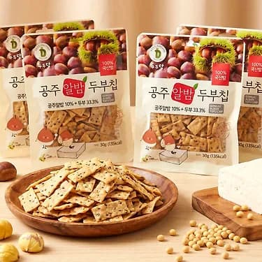 공주 알밤 두부과자 두부칩 X 10봉 세트