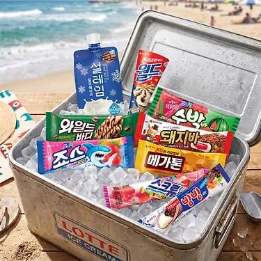 월드콘 6개+설레임 6개+바류 20개 총 32개