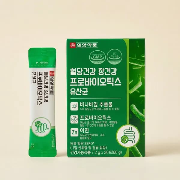일양약품 혈당건강 장건강 프로바이오틱스 유산균 2g 30포 4박스