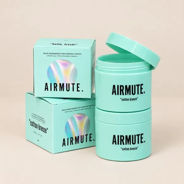 AIRMUTE 고체 탈취제 코튼브리즈 300g 2개
