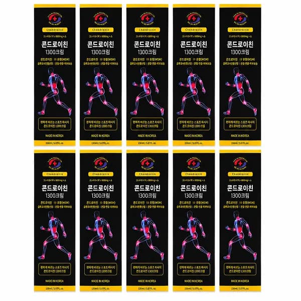 닥터킴스 MSM 콘드로이친 1300 마사지크림 150ml 10개