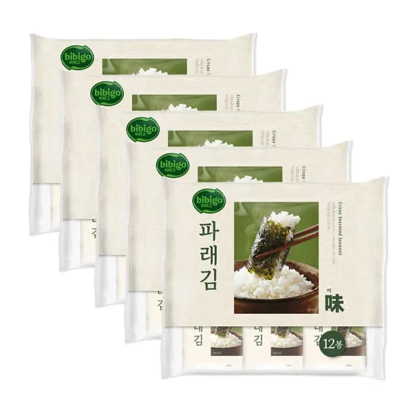 명가김 파래김 4g x12입 5개 17,950원