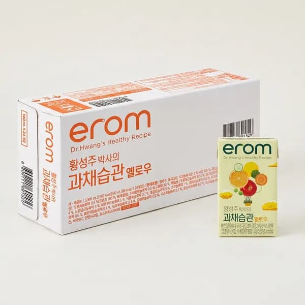이롬 황성주박사의 과채습관 옐로우 140ml 24개