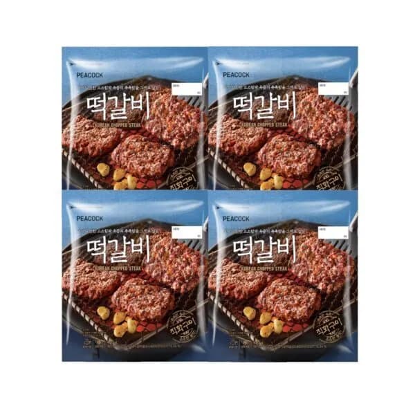 피코크 떡갈비 450gx4팩