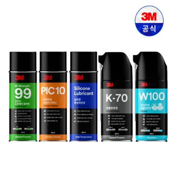 3M 스프레이 접착제 윤활제 방청제 방수코팅제 스티커제거제