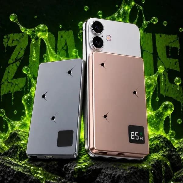 뉴클 8.9 울트라슬림 맥세이프 반고체 보조배터리 4500mAh 미드나잇 메탈 1개