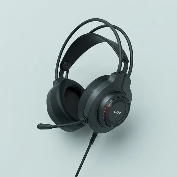 콕스 CH7 초경량 가상7.1 LED 게이밍 헤드셋 블랙 1개