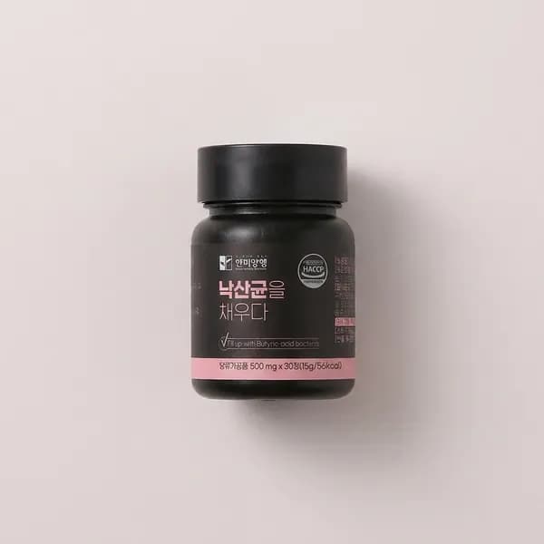 한미양행 낙산균을 채우다 500mg 30정 2개