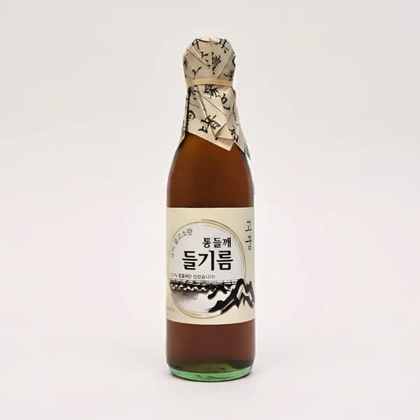 고궁 통들깨 들기름 100퍼센트 350ml 4개